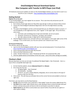 OneClickdigital Manual Option Mac Computer with