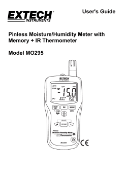Extech MO295 Moisture Meter and Psychrometer with