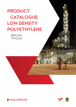 P RODUCT CATALOGUE LOW DENSITY POLYETHYLENE