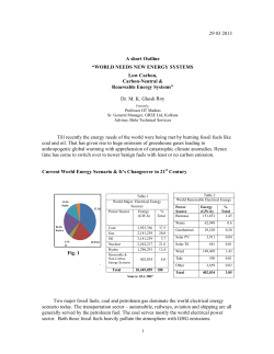 T coal and anthropo time has Current Tw scenario generally sector