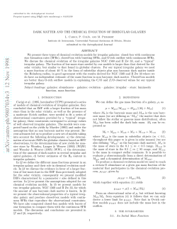 Dark Matter and the Chemical Evolution of Irregular Galaxies
