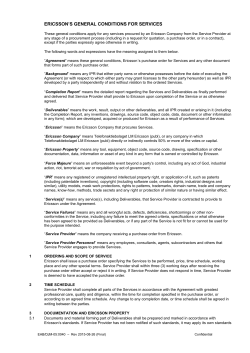 General Conditions for Services