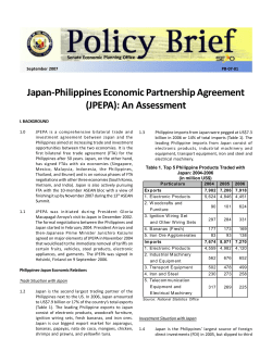 Japan-Philippines Economic Partnership Agreement