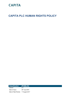 Human Rights Policy