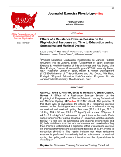 Journal of Exercise Physiologyonline