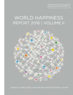 - World Happiness Report