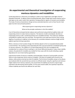 An experimental and theoretical investigation of evaporating