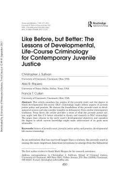 Like Before, but Better: The Lessons of Developmental, Life