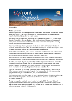 October 2014 - Desert Channels Queensland