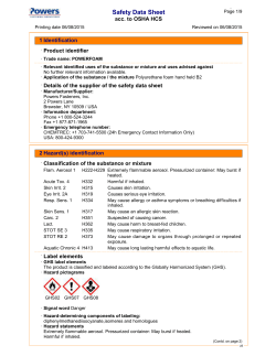 Safety Data Sheet - Powers Fasteners