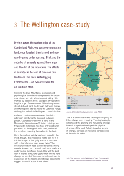 The Wellington Case-study - Office of Environment and Heritage