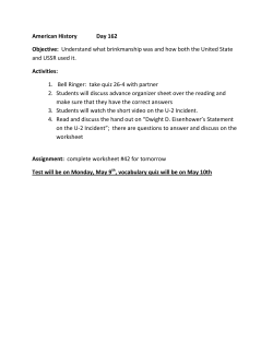 American History Day 162 Objective: Understand what - MOC-FV