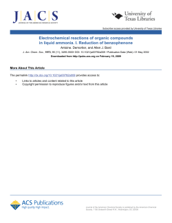 Electrochemical reactions of organic compounds in liquid ammonia