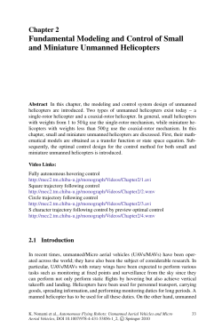 Fundamental Modeling and Control of Small and