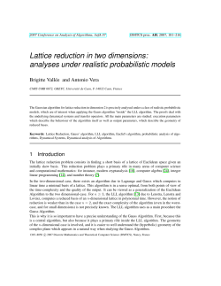 Close - Discrete Mathematics and Theoretical Computer Science