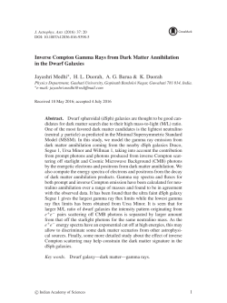 Inverse Compton Gamma Rays from Dark Matter Annihilation in the