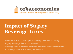 - Tobacconomics