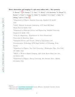 Direct observation and imaging of a spin-wave soliton with $ p