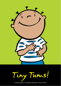 Tiny Tums! - Dairy Council