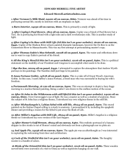 EDWARD MERRELL FINE ARTIST Edward