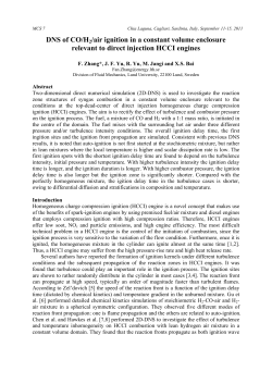 DNS of CO/H2/air ignition in a constant volume enclosure relevant to