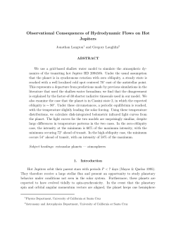 Observational Consequences of Hydrodynamic Flows on Hot Jupiters