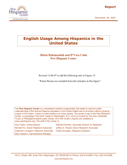 Complete Report PDF - Pew Hispanic Center