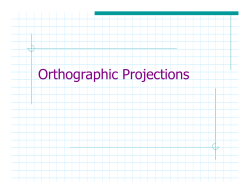Orthographic Projections