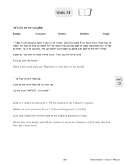 Unit 13 - Failure Free Reading