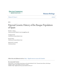 Paternal Genetic History of the Basque Population of Spain