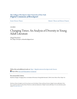 Changing Times: An Analysis of Diversity in Young Adult Literature
