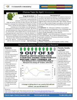 Marijuana - St. Thomas High School