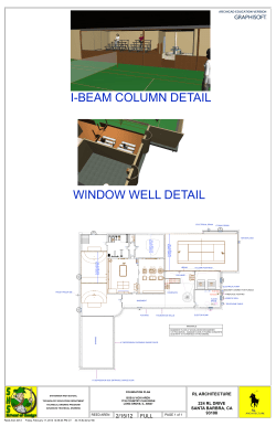 Foundation Plan - Stevenson High School