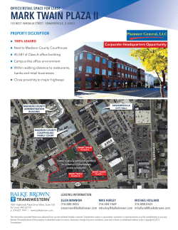Mark Twain Plaza II.indd - Balke Brown Transwestern