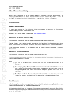 Ambition Group Limited