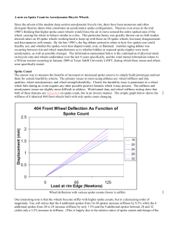 A note on spoke count