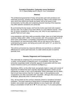 Formation Evaluation: Carbonate versus Sandstone