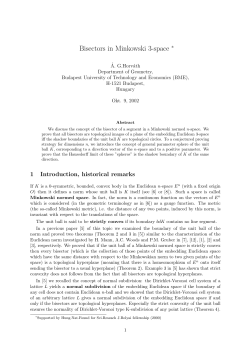 Bisectors in Minkowski 3