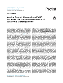 Lukes et al. 2016 Protist