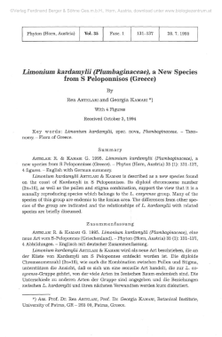 Limonium kardamylii (Plumbaginaceae)