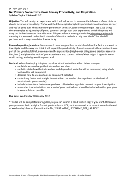 IA - GPP, NPP, and R - MrKremerScience.com