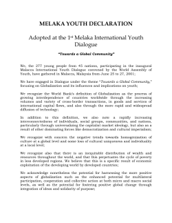 MIYD Declaration 2001
