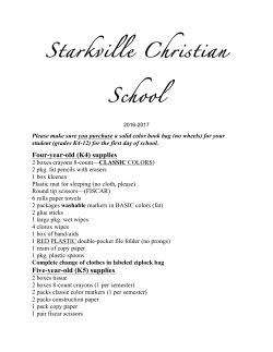2016-2017 - Starkville Christian School