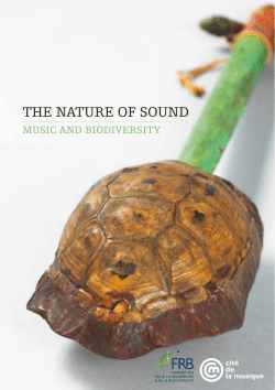 the nature of sound - Philharmonie de Paris