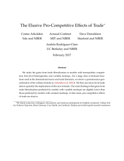 The Elusive Pro-Competitive Effects of Trade