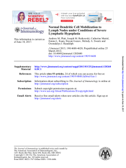 PDF + SI - The Journal of Immunology