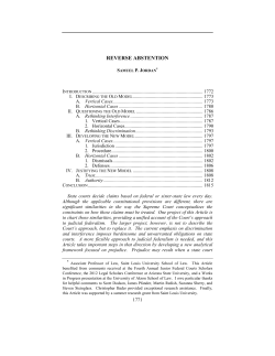 reverse abstention - Boston University