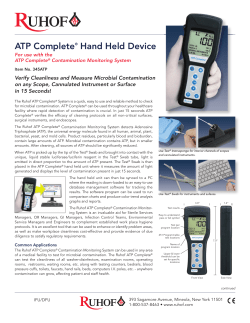 ATP Complete&reg; Hand Held Device