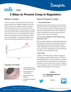 3 Ways to Prevent Creep in Regulators