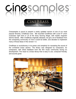 Cinesamples is proud to present a newly updated version of one of
